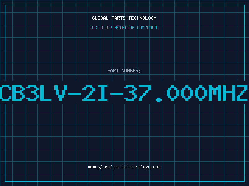 Aviation Part CB3LV-2I-37.000MHZ