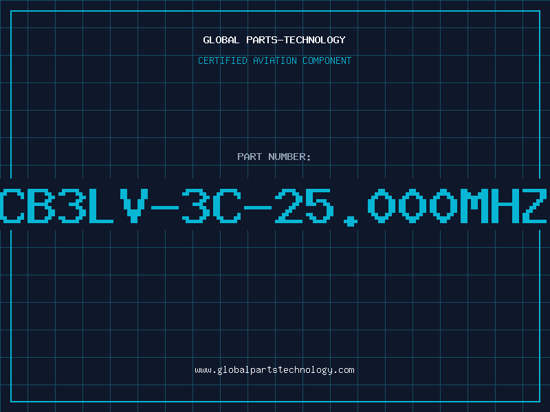 Aviation Part CB3LV-3C-25.000MHZ