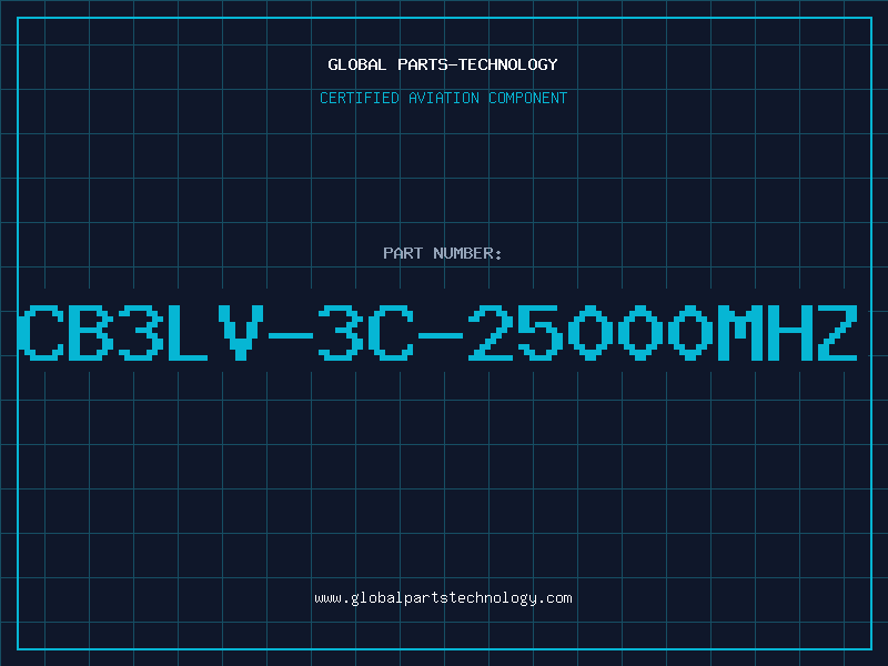Aviation Part CB3LV-3C-25000MHZ