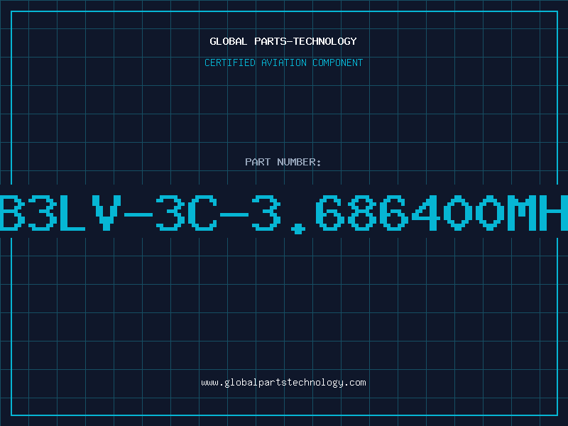 Aviation Part CB3LV-3C-3.686400MHZ
