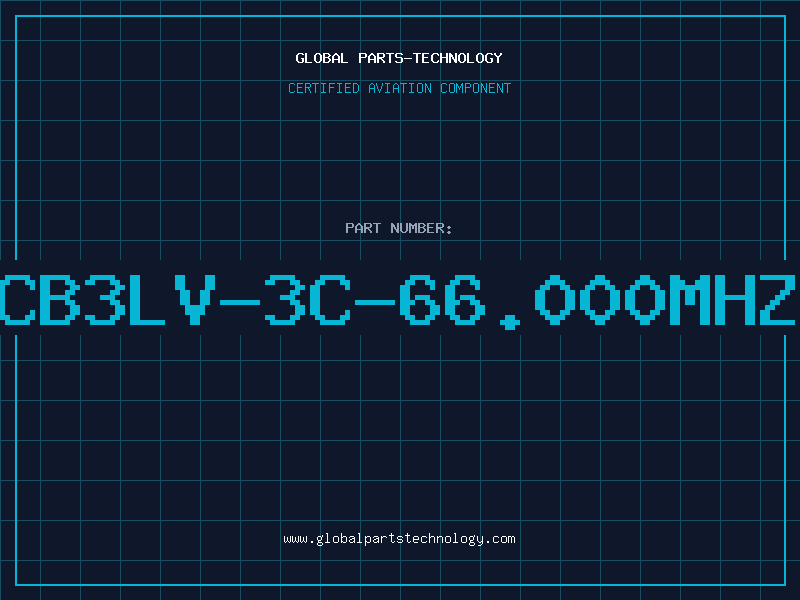 Aviation Part CB3LV-3C-66.000MHZ