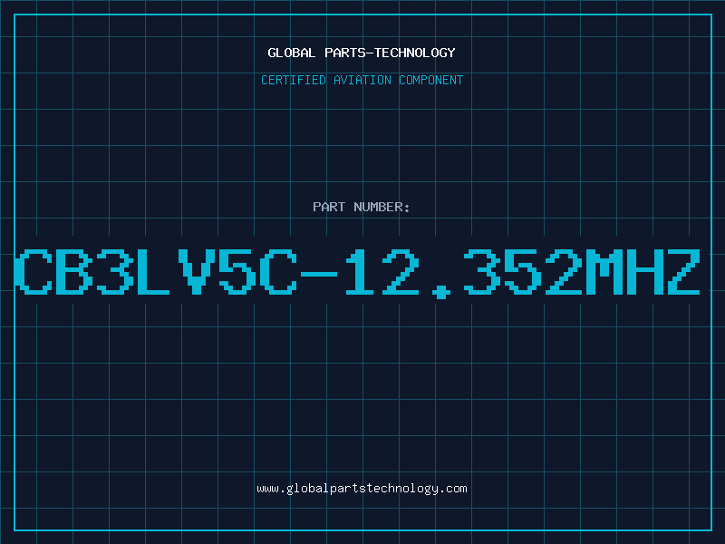 Aviation Part CB3LV5C-12.352MHZ