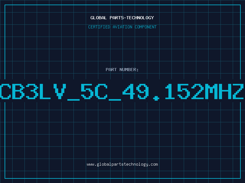 Aviation Part CB3LV_5C_49.152MHz