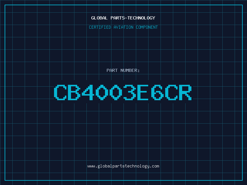 Aviation Part CB4003E6CR