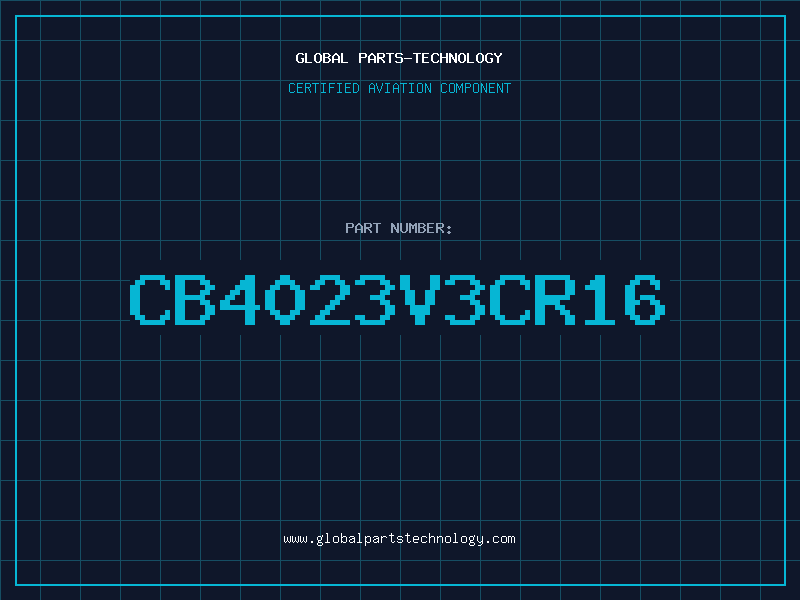 Aviation Part CB4023V3CR16