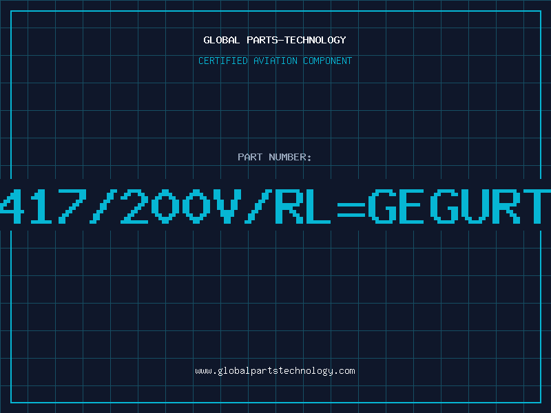 Aviation Part CB417/200V/RL=GEGURTET