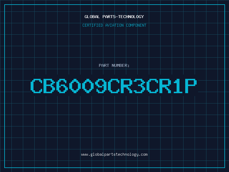 Aviation Part CB6009CR3CR1P