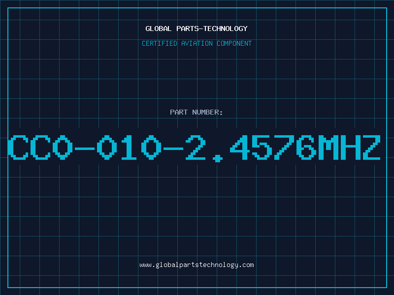 Aviation Part CC0-010-2.4576MHZ
