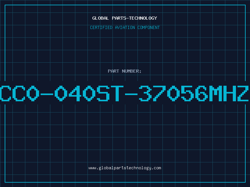 Aviation Part CC0-040ST-37056MHZ