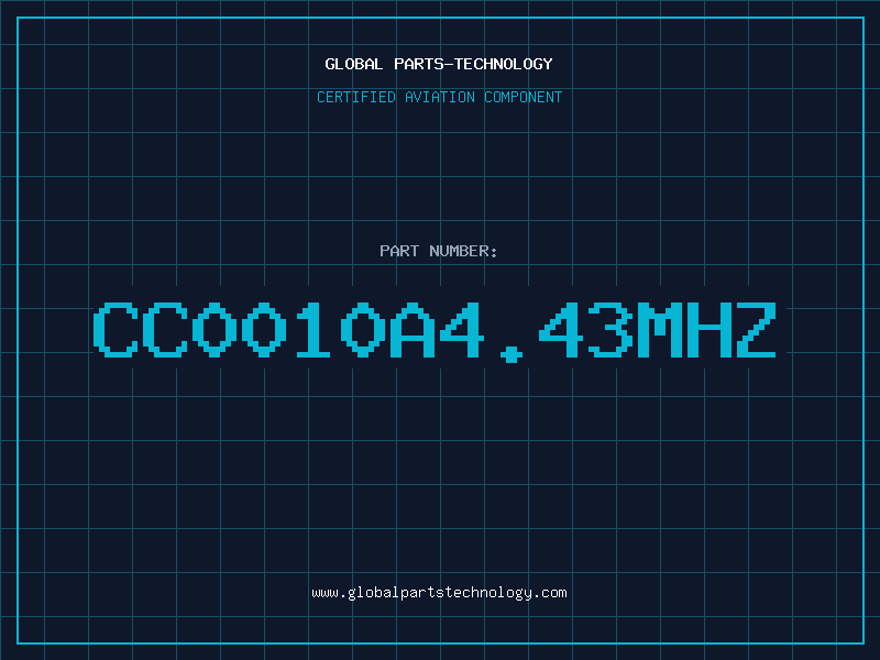Aviation Part CC0010A4.43MHZ