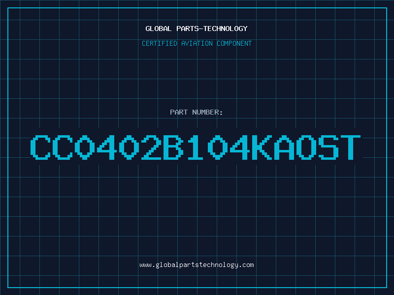 Aviation Part CC0402B104KAOST