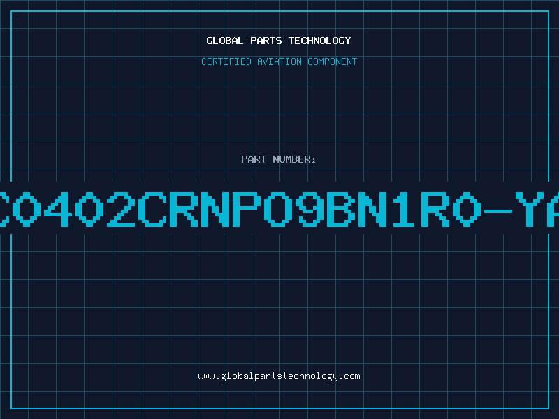 Aviation Part CC0402CRNPO9BN1R0-YAG