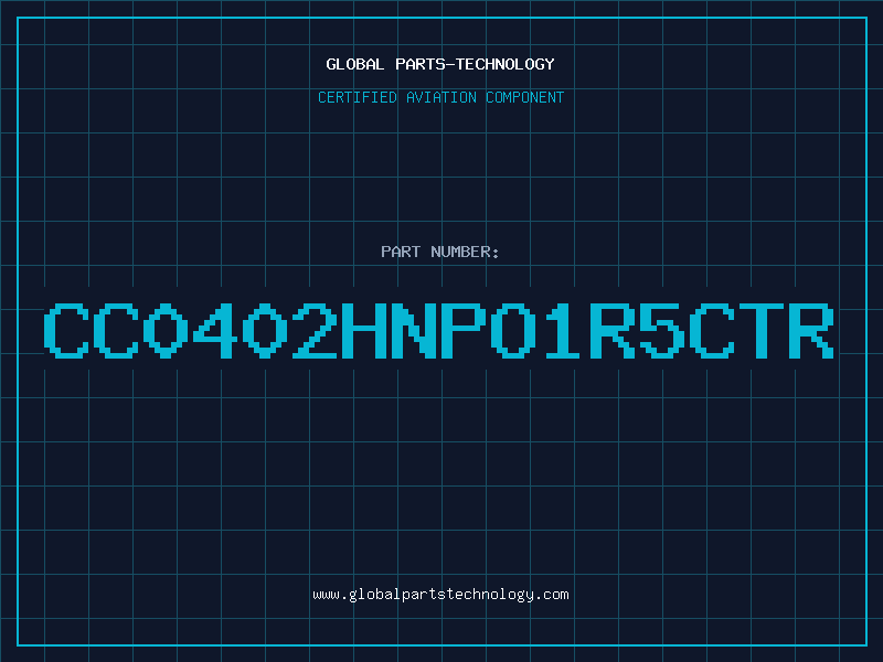 Aviation Part CC0402HNPO1R5CTR