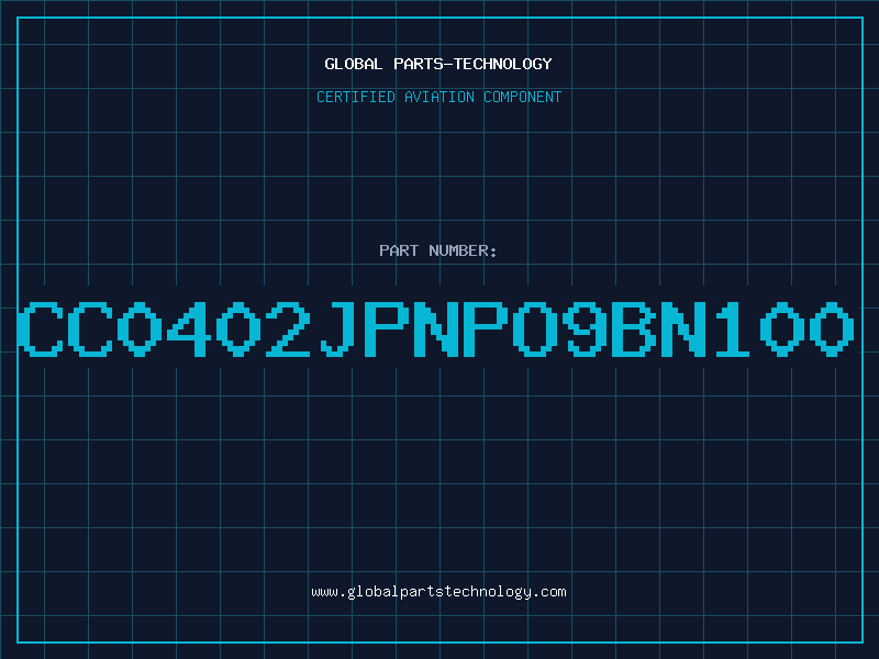 Aviation Part CC0402JPNPO9BN100