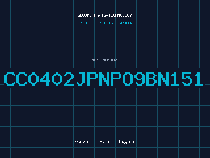 Aviation Part CC0402JPNPO9BN151