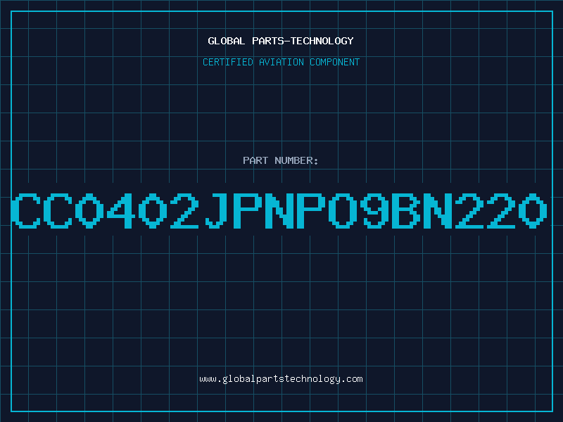 Aviation Part CC0402JPNPO9BN220