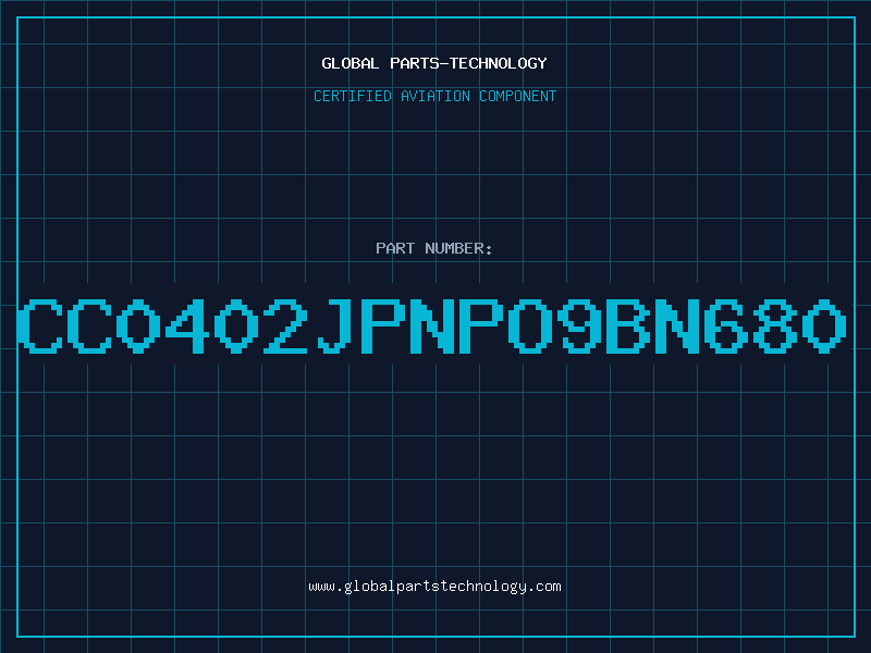 Aviation Part CC0402JPNPO9BN680