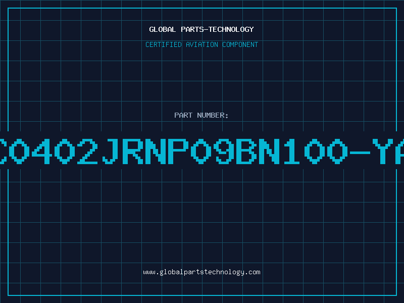 Aviation Part CC0402JRNP09BN100-YAG