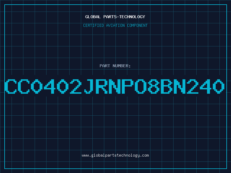 Aviation Part CC0402JRNPO8BN240
