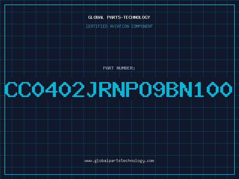 Aviation Part CC0402JRNPO9BN100