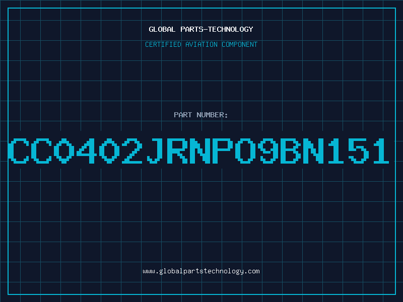 Aviation Part CC0402JRNPO9BN151