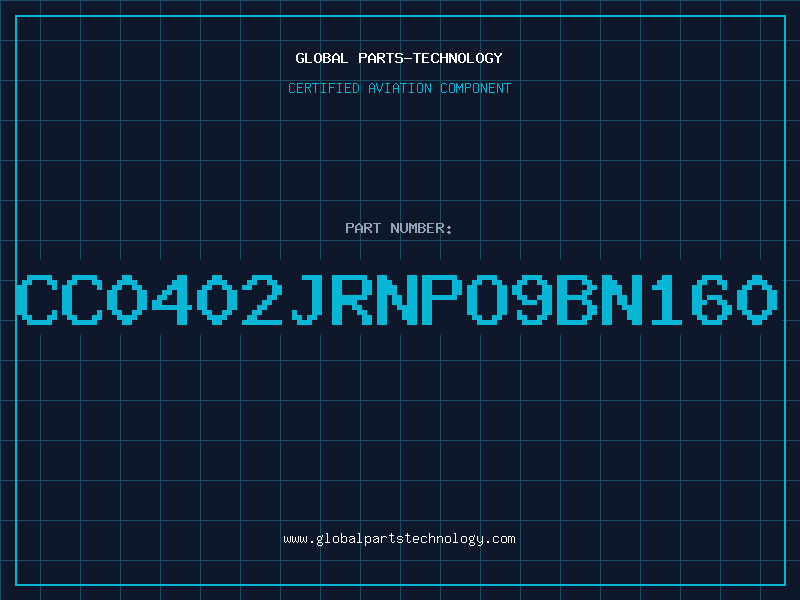 Aviation Part CC0402JRNPO9BN160