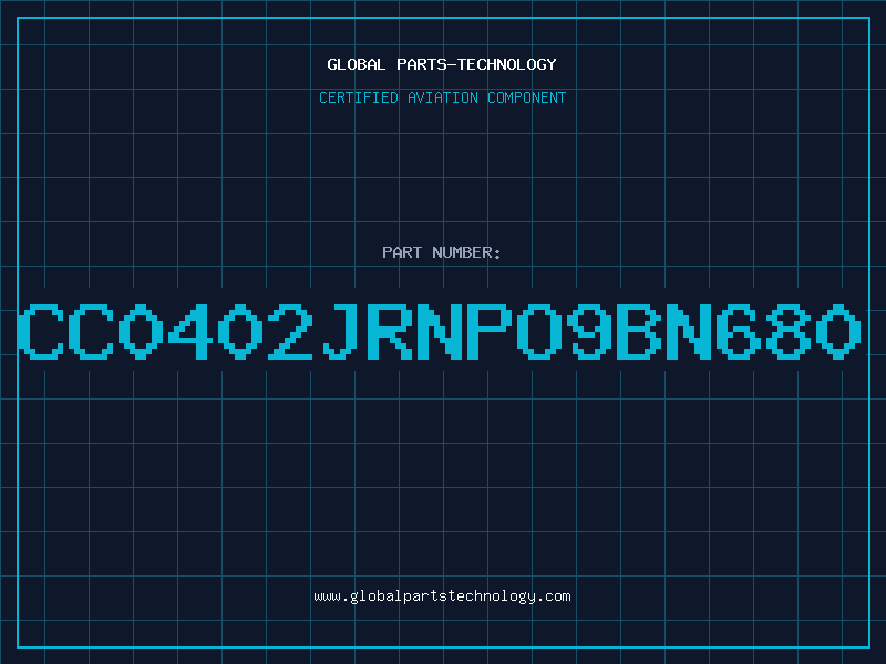 Aviation Part CC0402JRNPO9BN680
