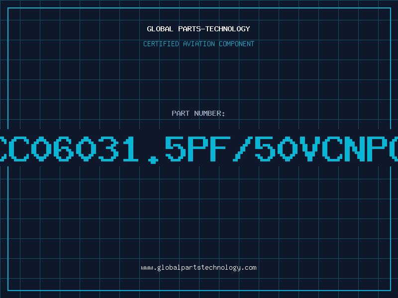 Aviation Part CC06031.5PF/50VCNPO