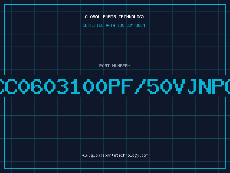 Aviation Part CC0603100PF/50VJNPO