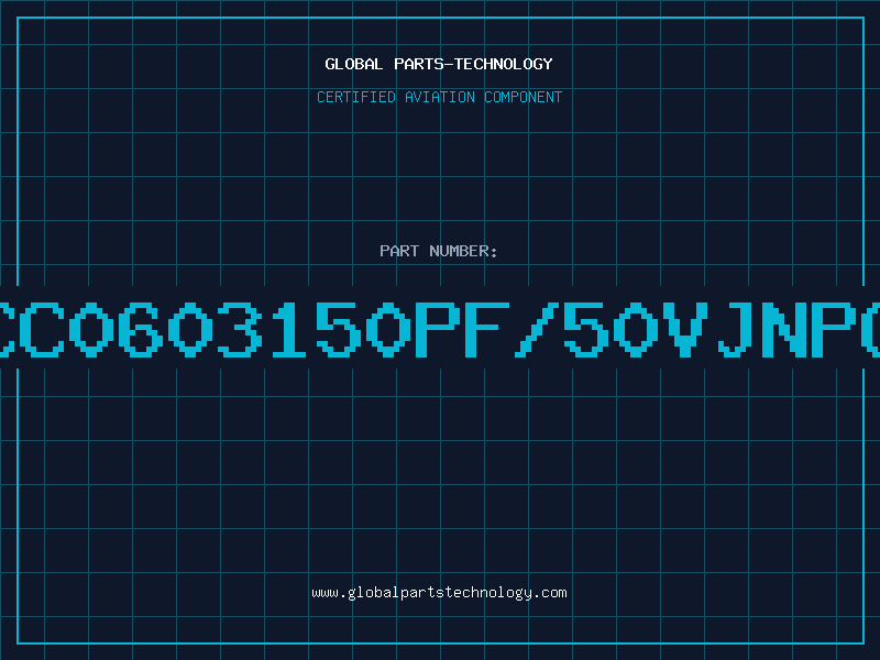 Aviation Part CC0603150PF/50VJNPO