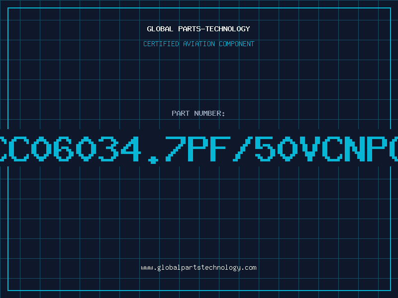Aviation Part CC06034.7PF/50VCNPO