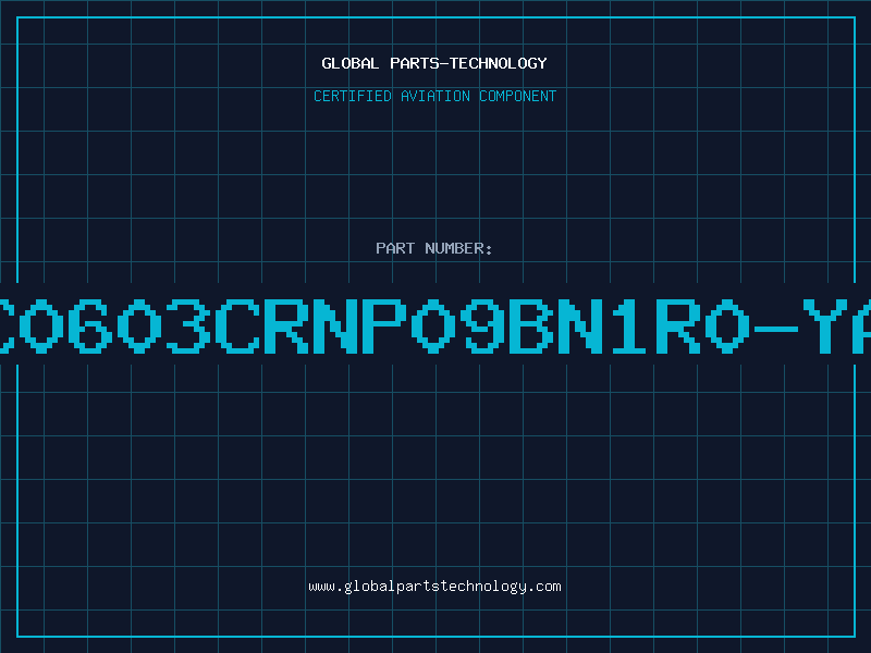 Aviation Part CC0603CRNP09BN1R0-YAG
