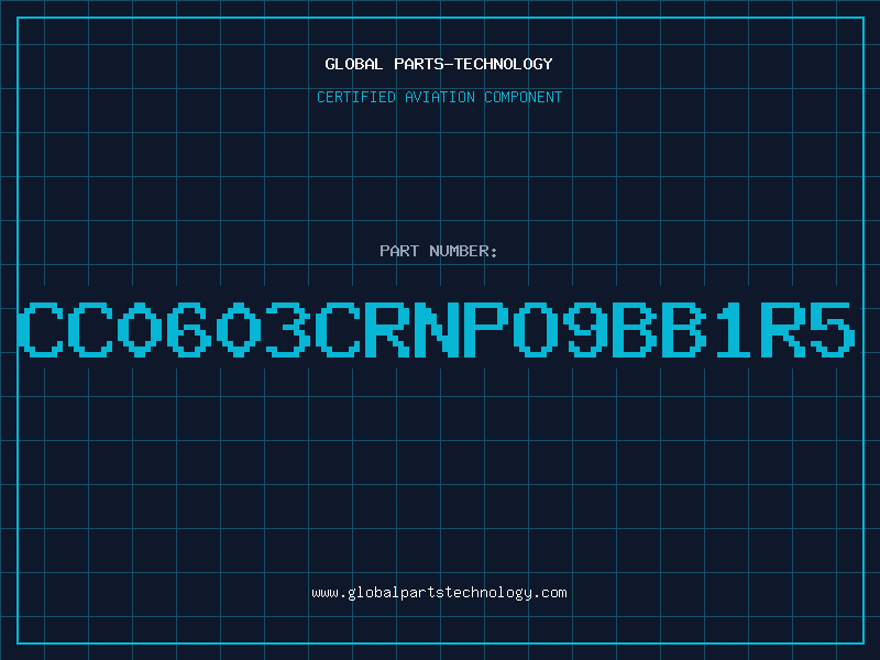 Aviation Part CC0603CRNPO9BB1R5