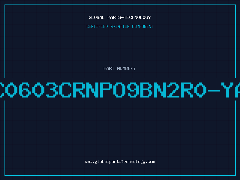 Aviation Part CC0603CRNPO9BN2R0-YAG