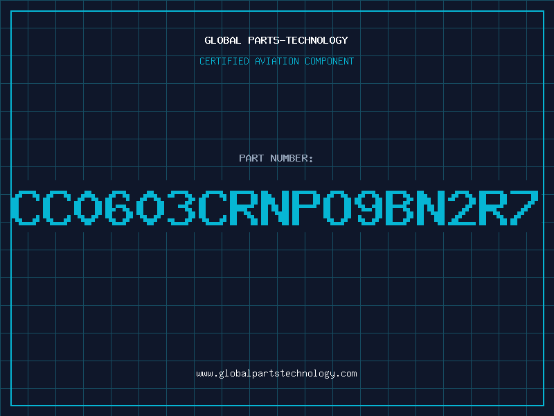 Aviation Part CC0603CRNPO9BN2R7