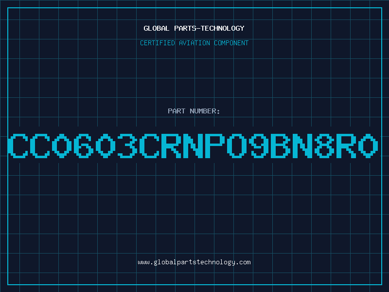 Aviation Part CC0603CRNPO9BN8R0