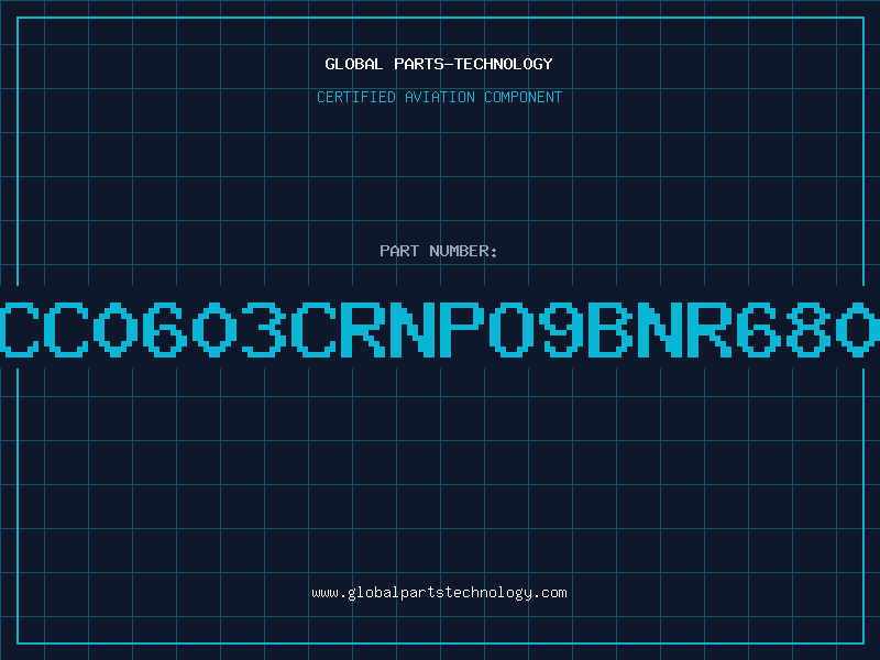 Aviation Part CC0603CRNPO9BNR680