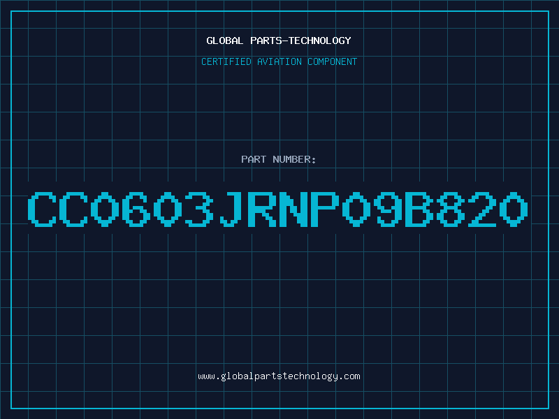 Aviation Part CC0603JRNP09B820