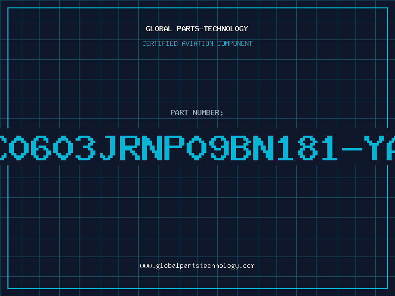 Aviation Part CC0603JRNP09BN181-YAG