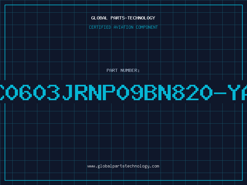 Aviation Part CC0603JRNP09BN820-YAG