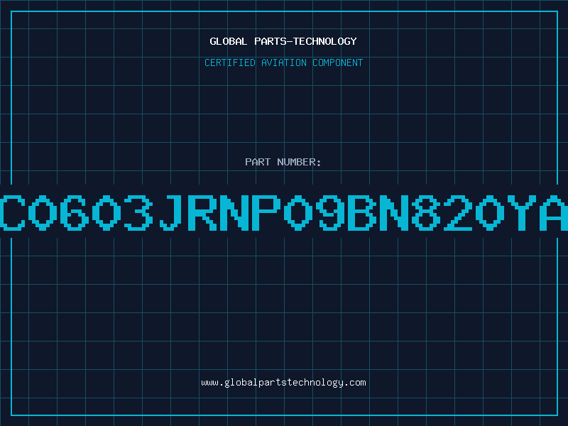 Aviation Part CC0603JRNP09BN820YAG