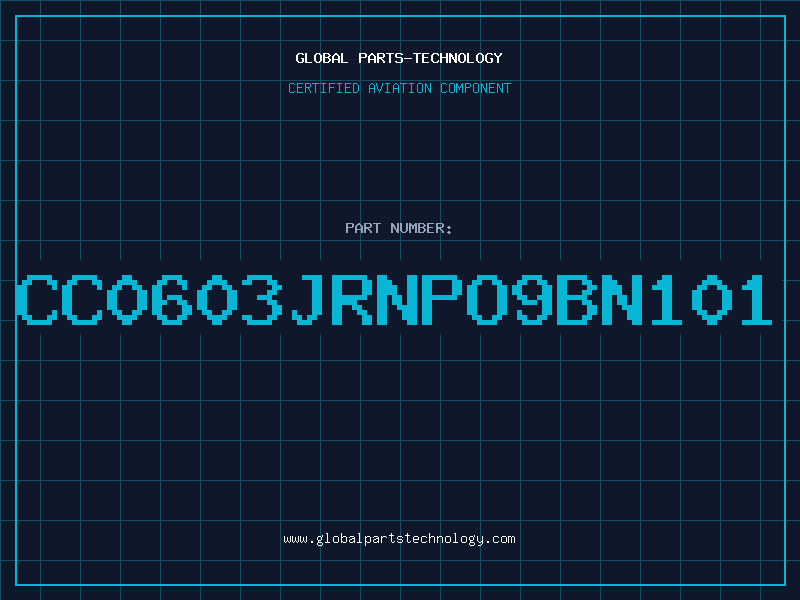 Aviation Part CC0603JRNPO9BN101
