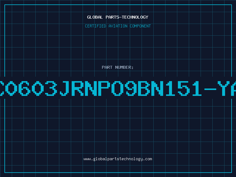 Aviation Part CC0603JRNPO9BN151-YAG