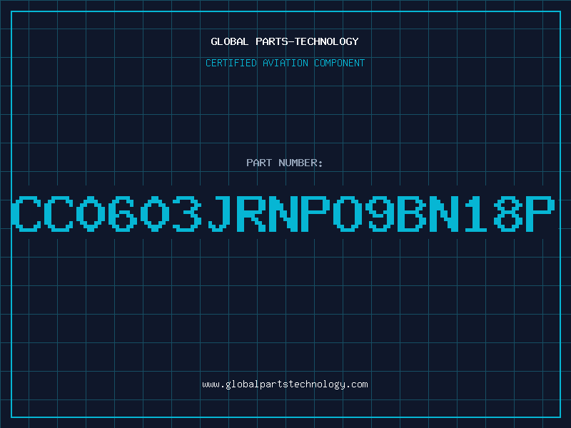 Aviation Part CC0603JRNPO9BN18P
