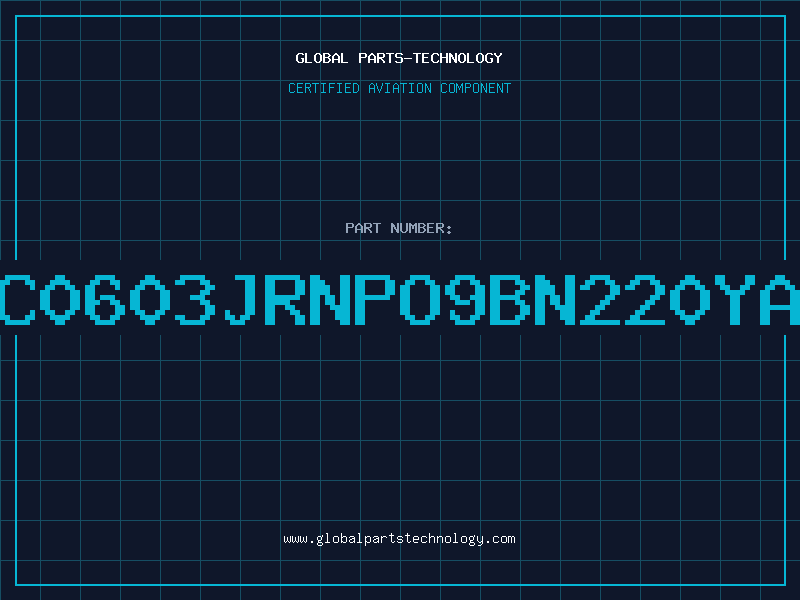 Aviation Part CC0603JRNPO9BN220YAG