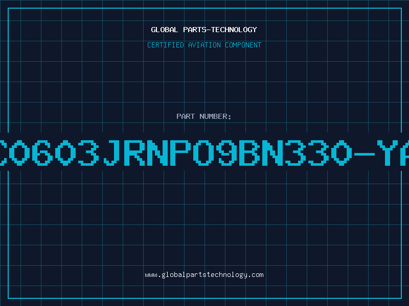 Aviation Part CC0603JRNPO9BN330-YAG