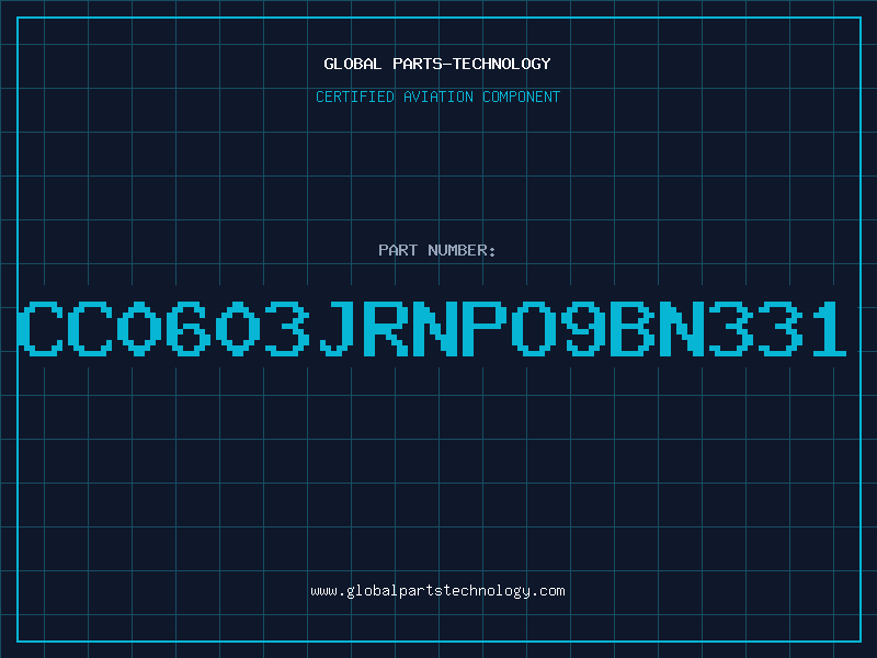 Aviation Part CC0603JRNPO9BN331