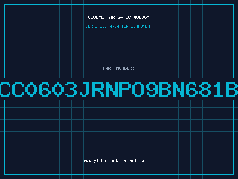 Aviation Part CC0603JRNPO9BN681B
