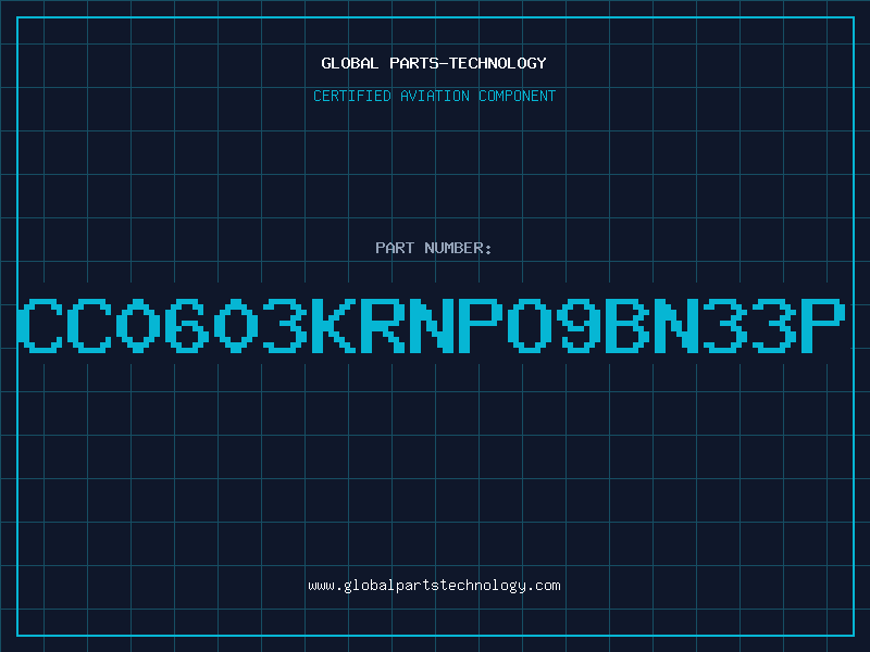 Aviation Part CC0603KRNPO9BN33P