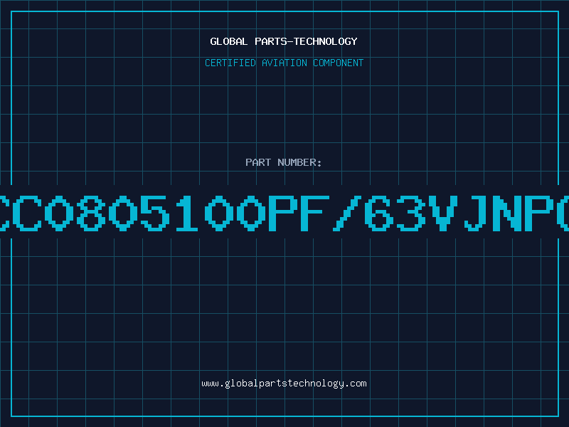 Aviation Part CC0805100PF/63VJNPO